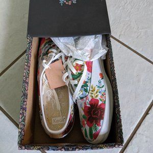 KEDS x Rifle Paper Co floral sneakers 8.5 NIB